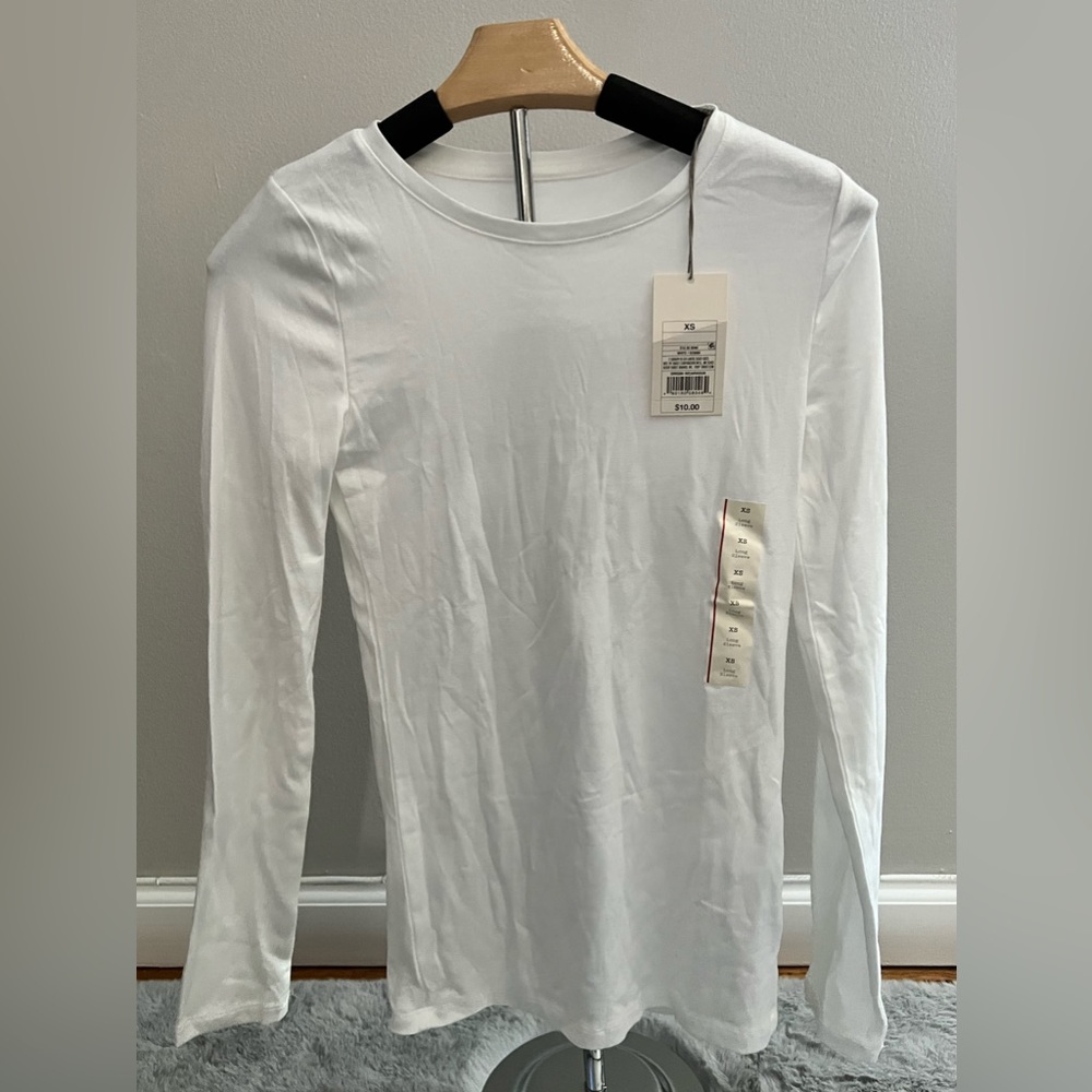 NWT! A New Day White Long Sleeve Tee